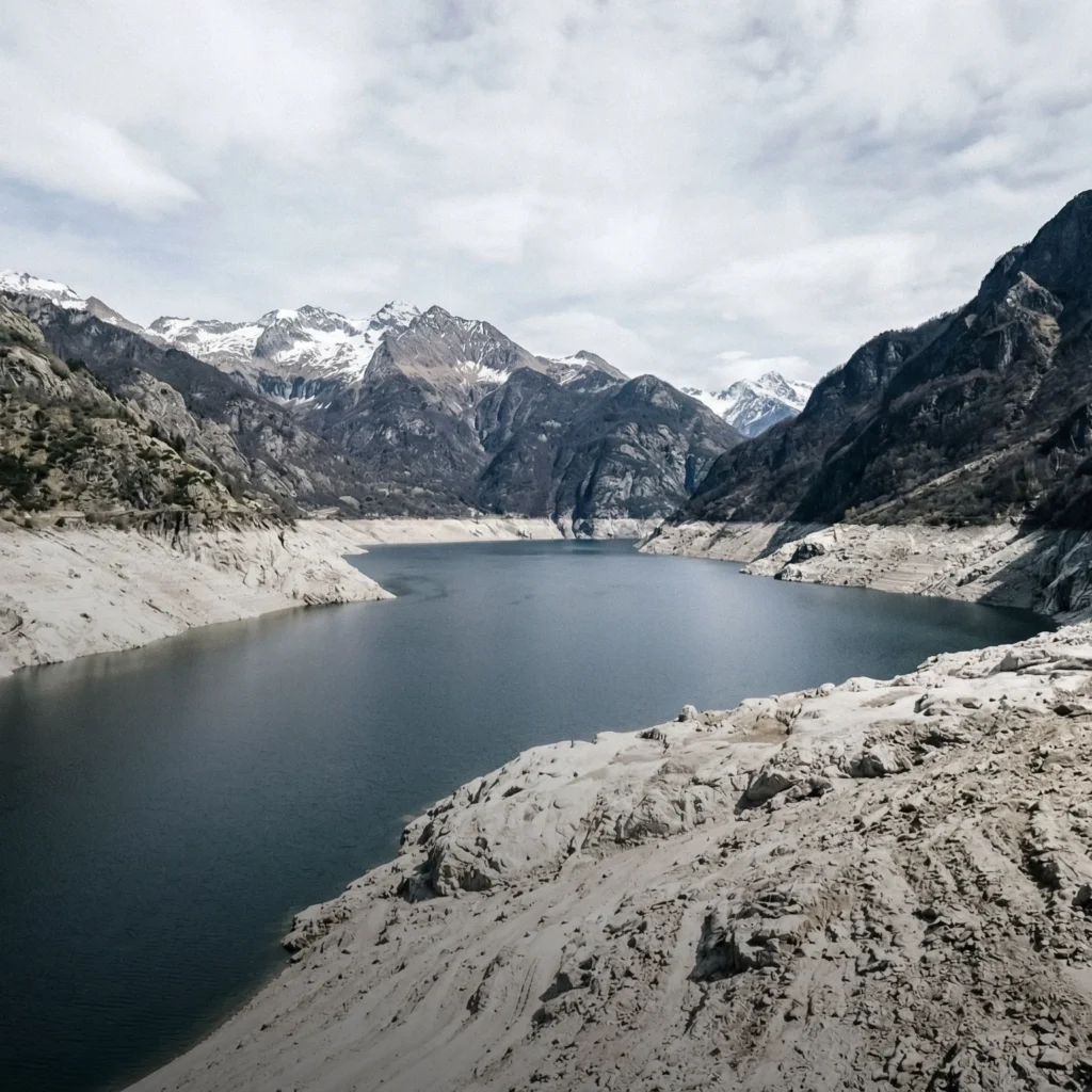 Bergsee in alpiner Landschaft